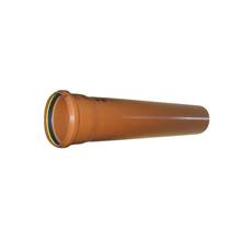 PVC kloakrør 110 mm x 1000 mm rød